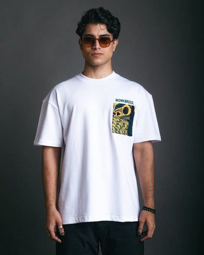 Peacock Wonder Jacquard Patch Tee