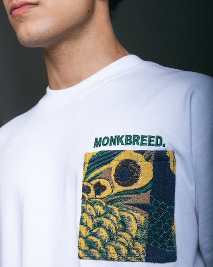 Peacock Wonder Jacquard Patch Tee